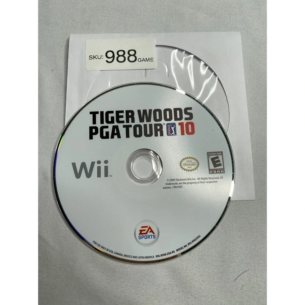 Tiger Woods PGA Tour 10 Nintendo Wii